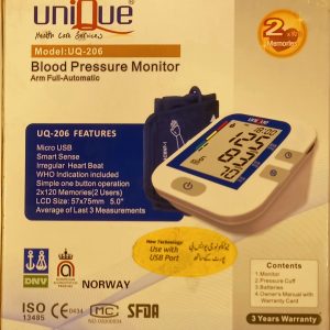 Unique Blood Pressure Monitor.(UQ-206)