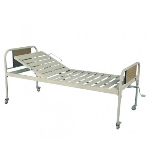 Hospital Bed.(single hand operated)