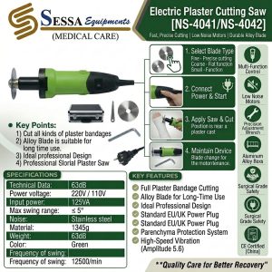 Electric Plaster Cutting Saw. (NS-4041/NS-4042)
